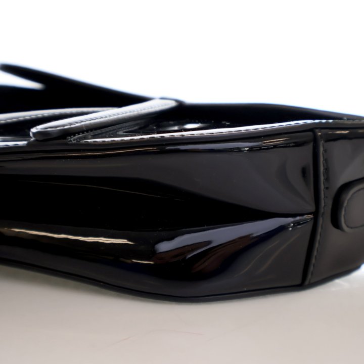 Dior Classic Patent Saddle Bag - Luxe Du Jour