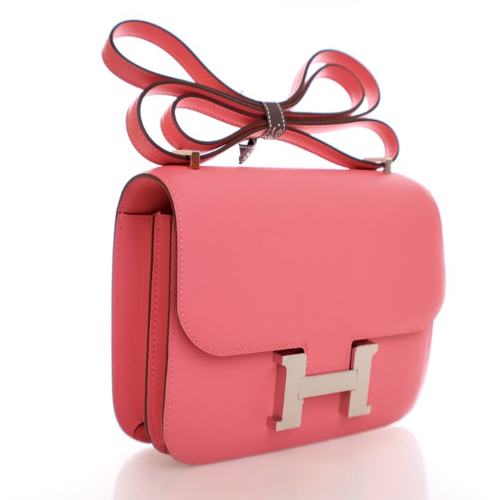 Hermes Rose Azalee Evercolor Constance 18 - Luxe Du Jour