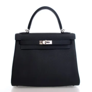 Hermes Black Togo Kelly 25