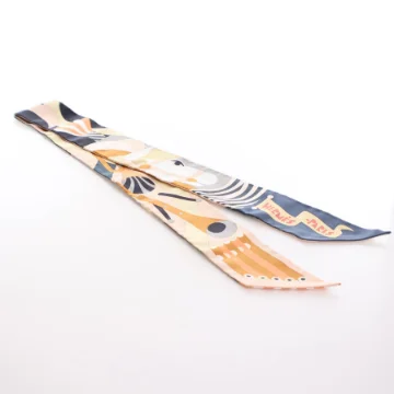 Hermes 'Parade en Fanfare' Silk Twilly