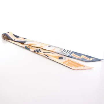 Hermes 'Parade en Fanfare' Silk Twilly