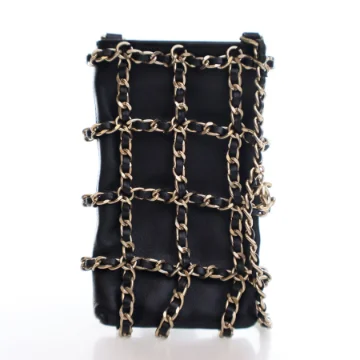 Chanel Black Lambskin Chain Around Tech Me Out