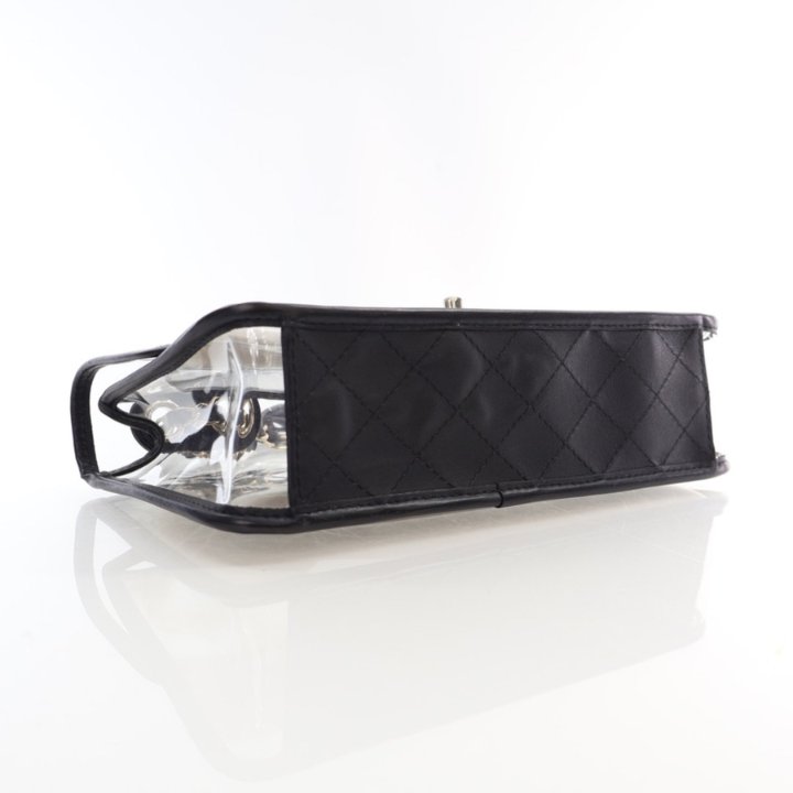 国内発送シャネル サンド バイ ザ シーPVC Chanel Medium Clear PVC Sand By the Sea Flap Bag - Luxe Du Jour