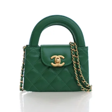 Chanel Nano Green Calfskin Kelly