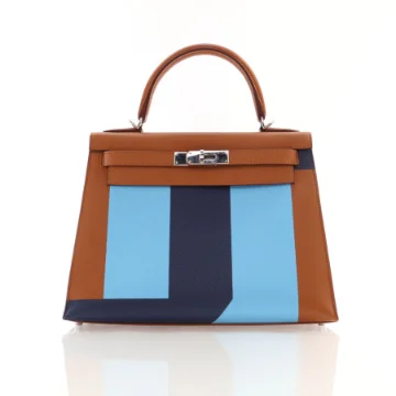 Hermes Gold Epsom Kelly 28 Sellier