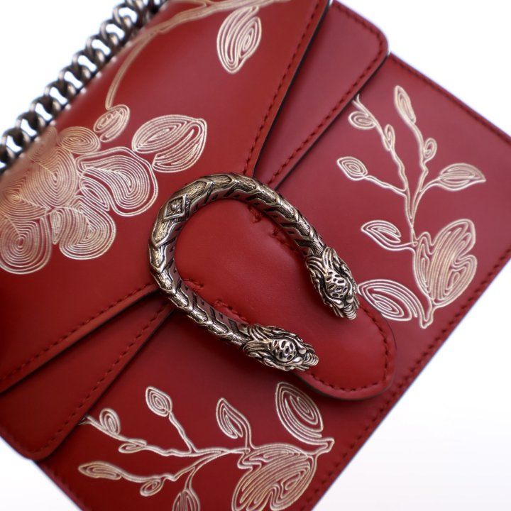 Gucci Mini Embossed Calfskin Chinese New Year Dionysus Shoulder