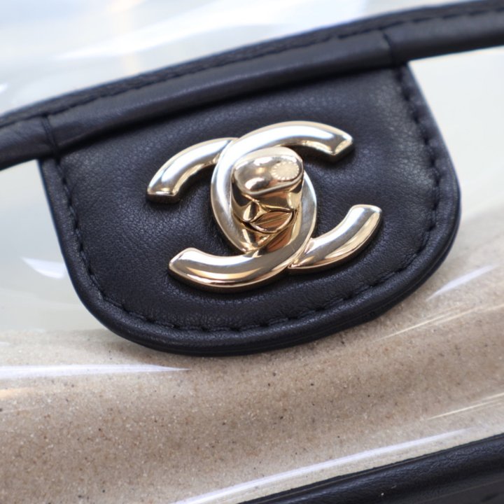 Chanel Clear PVC Sand By The Sea Flap Bag - Luxe Du Jour