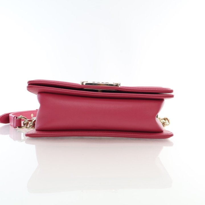 【ヴィンテージ】Rank:S☆Chanel Blush Boy Small Series27 Bag Chanel Small Boy Bag In Blush Calfskin Leather SHW