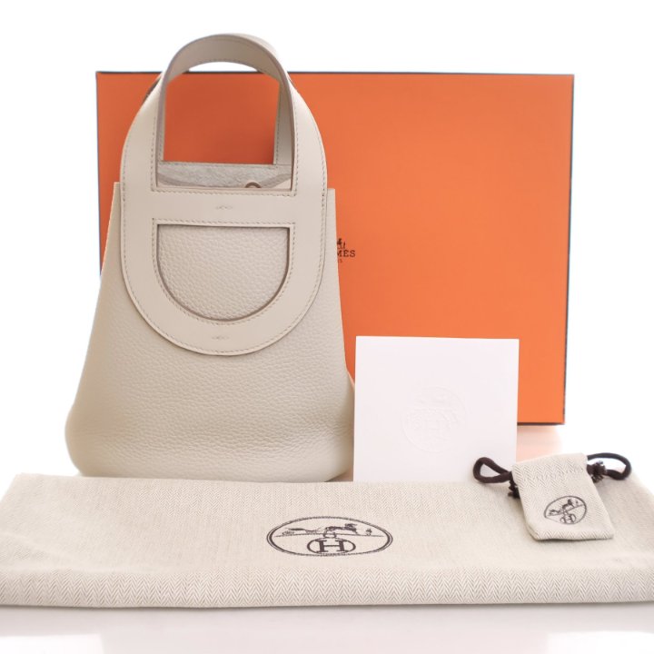HERMES In-The-Loop 18 【Beton】 Hermes In-The-Loop bag 18 Beton Clemence leather/Swift