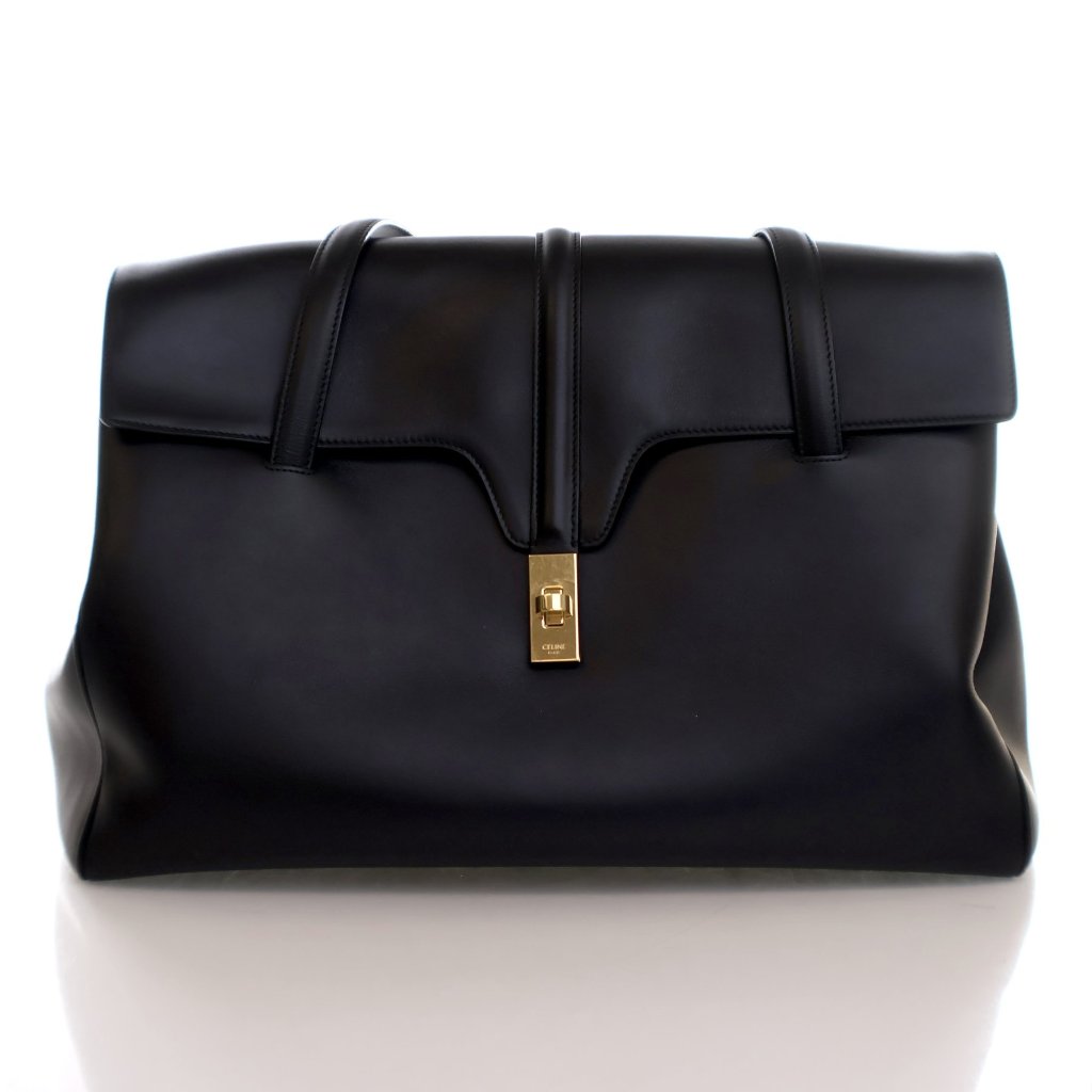 バッグ celine soft 16 Celine Large Smooth Calfskin Soft 16 - Luxe Du Jour
