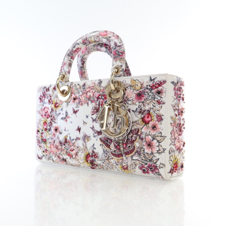 Dior Medium Embellished Calfskin Butterfly Lady D-Joy - Luxe Du Jour