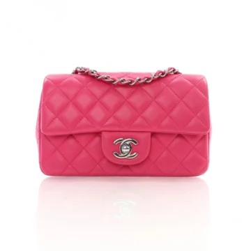 Chanel Mini Pink Lambskin Rectangle