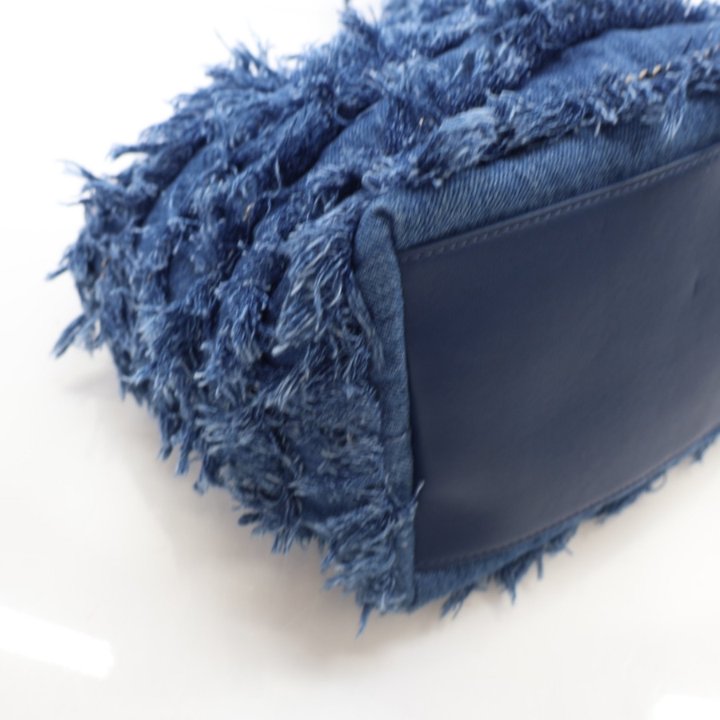Chanel Fringe Denim Paris-Salzburg Edelweiss Bucket Bag