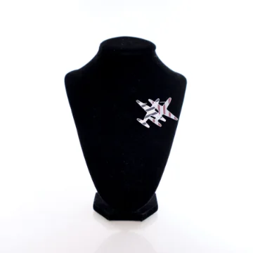 Chanel Enamel Plane Brooch