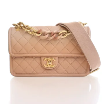 Chanel Ombre Caviar Sunset By The Sea Single Flap Bag