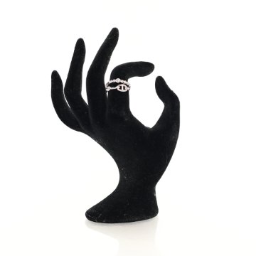 Hermes Chaine D'Ancre Chaos Fancy Ring, Sz 6 - Luxe Du Jour