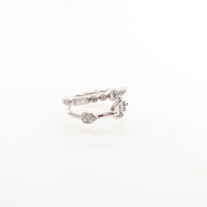 Hermes Chaine D'Ancre Chaos Fancy Ring, Sz 6 - Luxe Du Jour