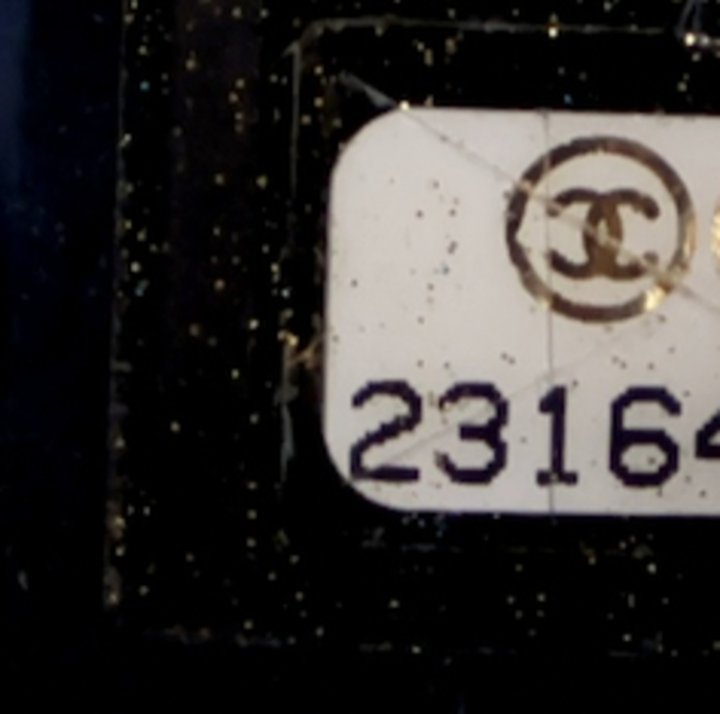 Hologram Sticker Chanel Series Number Chanel Medium Blue Deerskin - Main Image