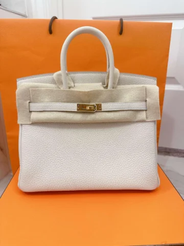 Hermes Birkin 25 Craie Togo