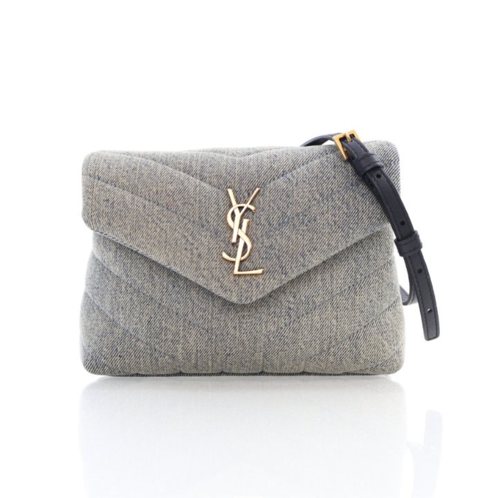 バッグ YVES SAINT LAURENT rive gauche Denim Bag YVES SAINT LAURENT Rive Gauche Denim Tote Bag Rare Japan