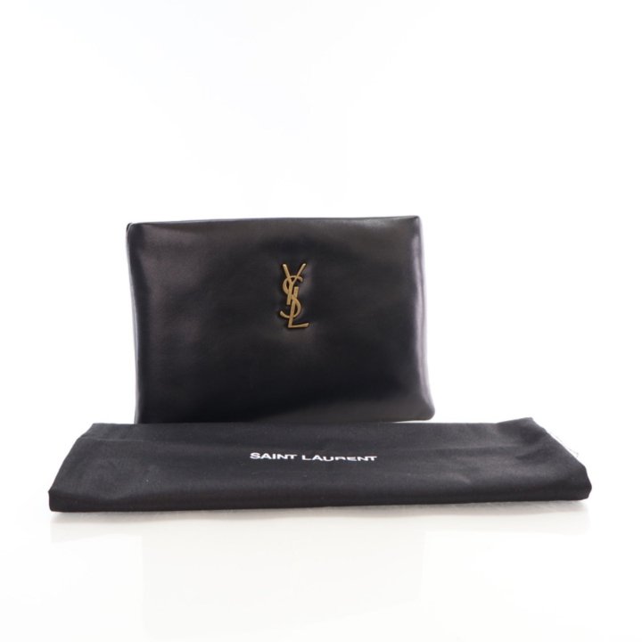 【関税＆送料込み】Saint Laurent Calypso Small Pouch In Lam Saint Laurent Calypso Small Pouch In Lambskin | Saks Fifth
