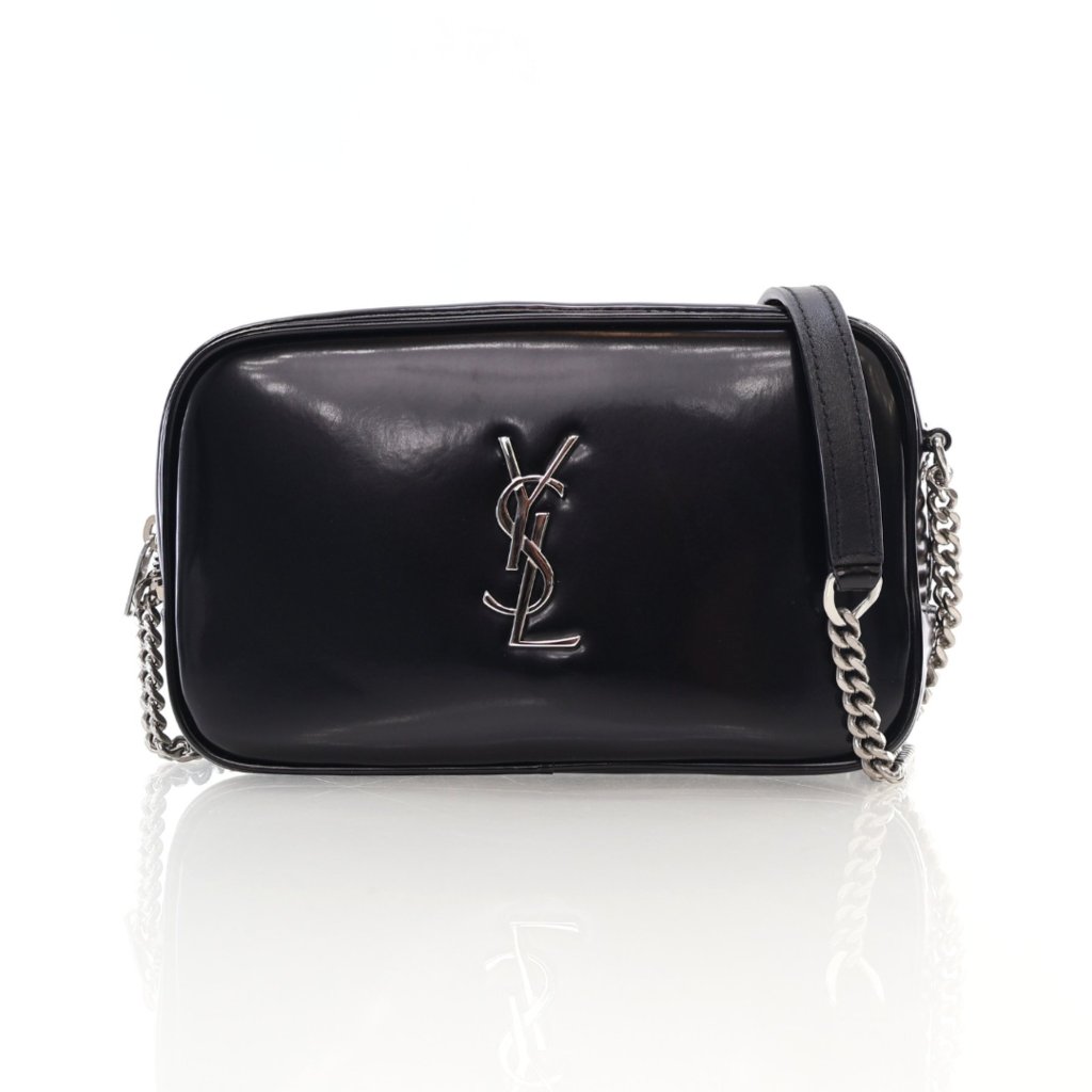Saint Laurent (YSL) Mini Patent Lou Camera Bag - Luxe Du Jour