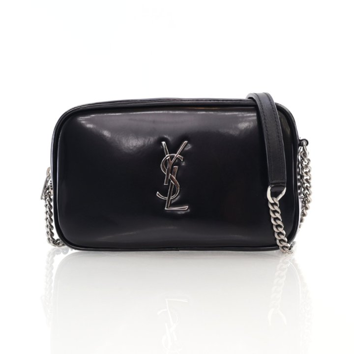 Saint Laurent (YSL) Mini Patent Lou Camera Bag - Luxe Du Jour
