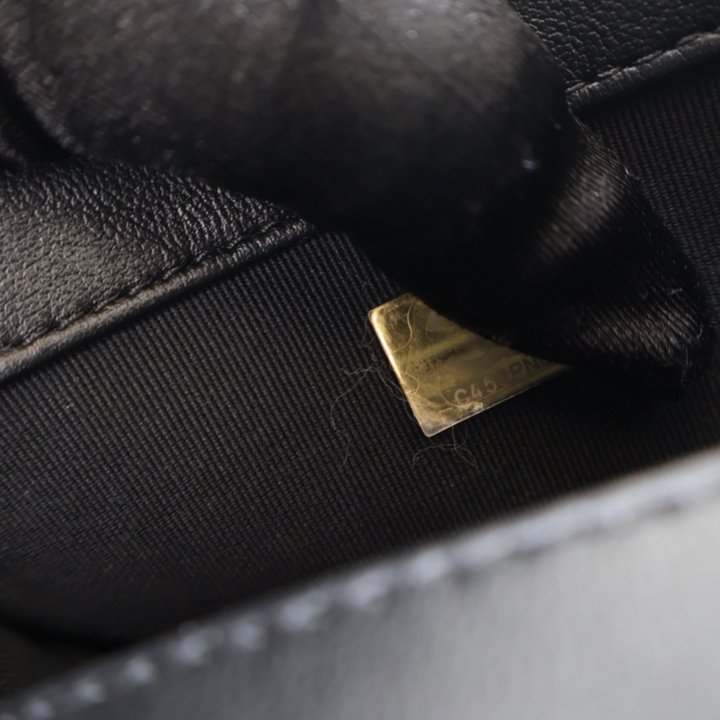 Chanel Mini Black White Tweed My Own Frame Flap Bag - Luxe Du Jour