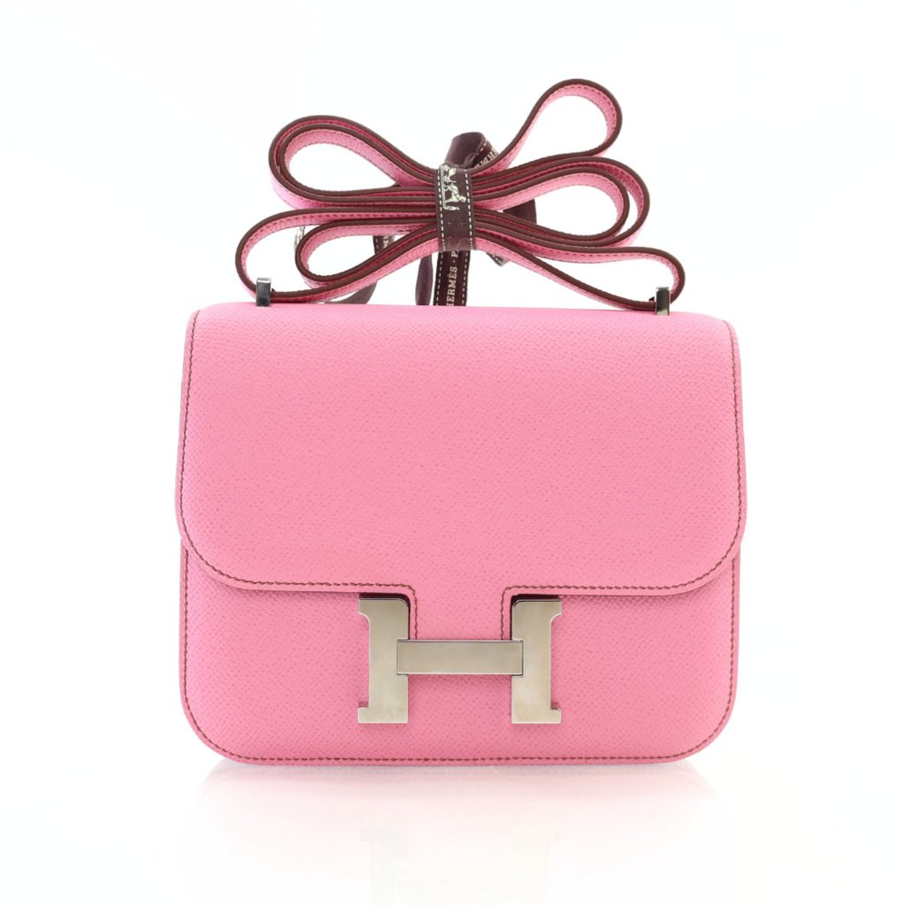 Hermes Bubblegum Epsom Mini Constance 18 - Luxe Du Jour