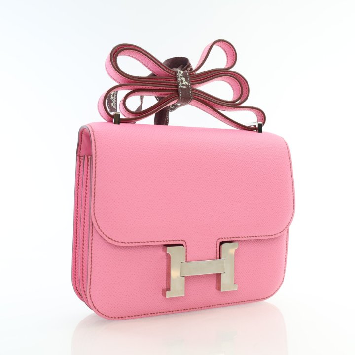アクセサリー HERMES combination bungle Hermes Constance 18 Rose Pop Chevre Chamkila Palladium Hardware