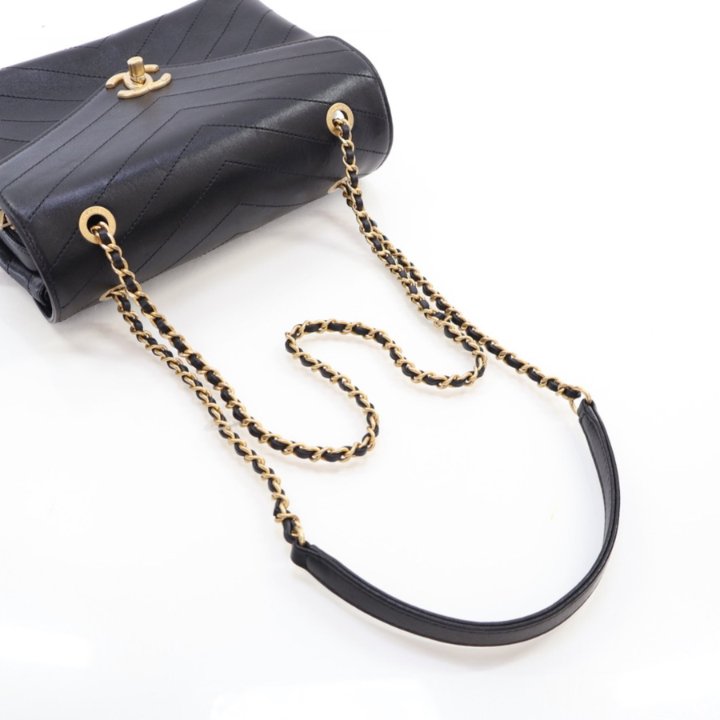 Chanel Black Calfskin Coco Envelope Flap Bag - Luxe Du Jour