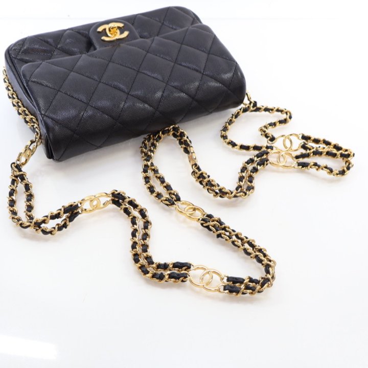 Chanel Black Caviar CC You Flap Bag - Luxe Du Jour
