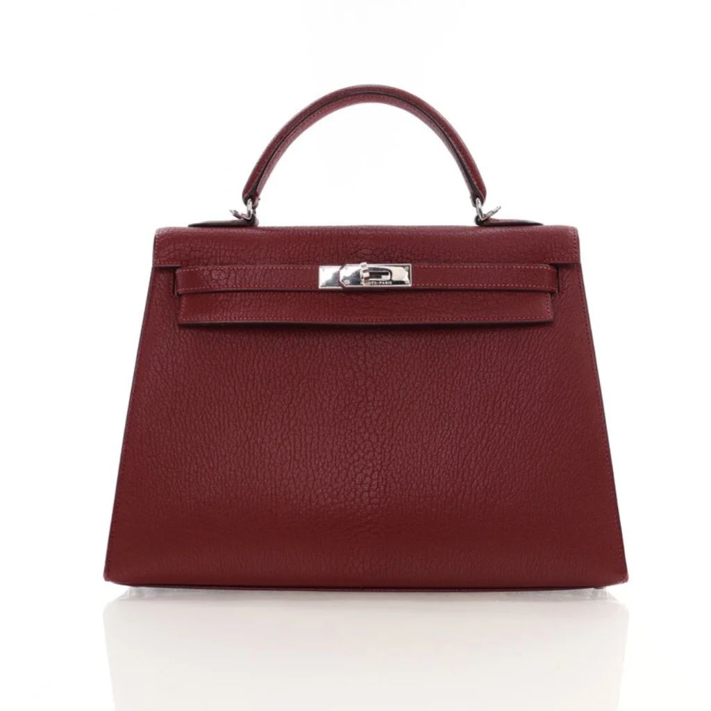 Hermès Kelly 25 Rouge H Togo Palladium