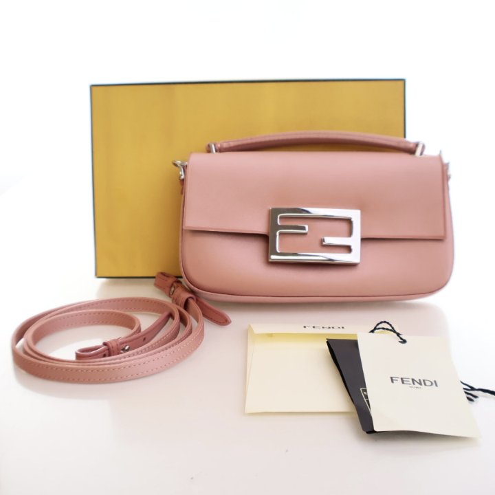 Fendi Satin Baguette Phone Pouch - Luxe Du Jour