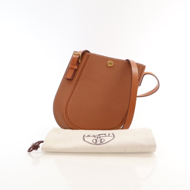 Hermes Gold Togo/Vache Hunter Perspective Cavaliere 21