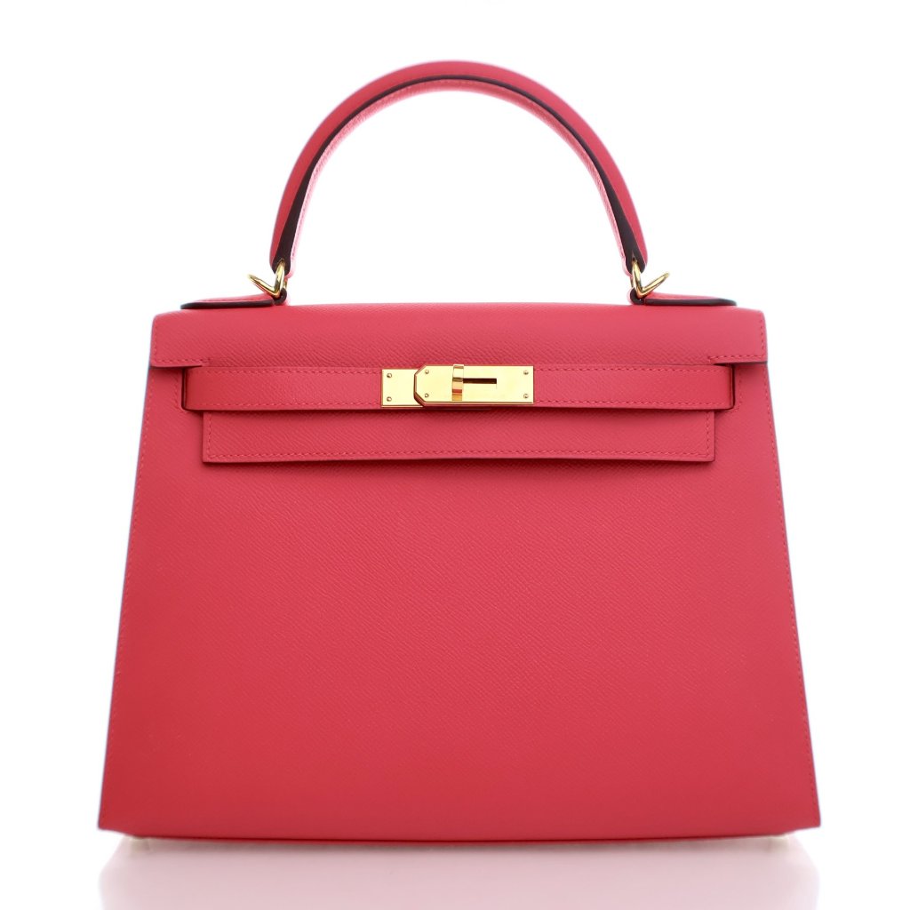 Hermes Rose Extreme Epsom Kelly 28 Luxe Du Jour