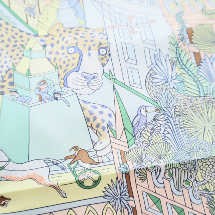 Hermes Animapolis Silk Scarf 140 Luxe Du Jour