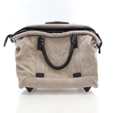 Chanel Limited Edition Luggage Beige Canvas