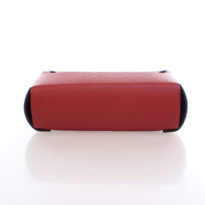 Hermes Rouge Epsom Lipstick Case - Luxe Du Jour