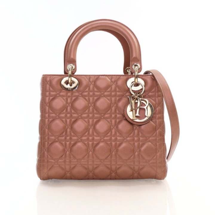 Dior Medium Lambskin Lady Dior - Luxe Du Jour
