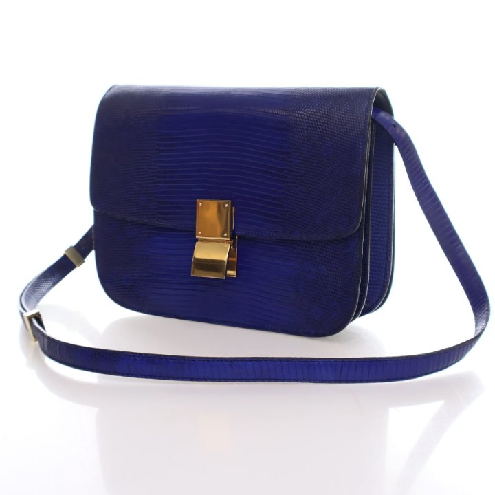 Celine Medium Lizard Box Bag - Luxe Du Jour