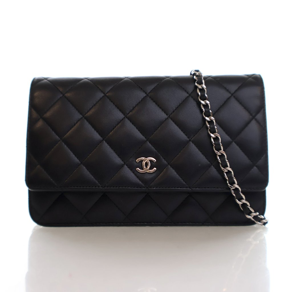 Chanel Woc Chanel Vip Wallet Chanel Black Lambskin Wallet On Chain