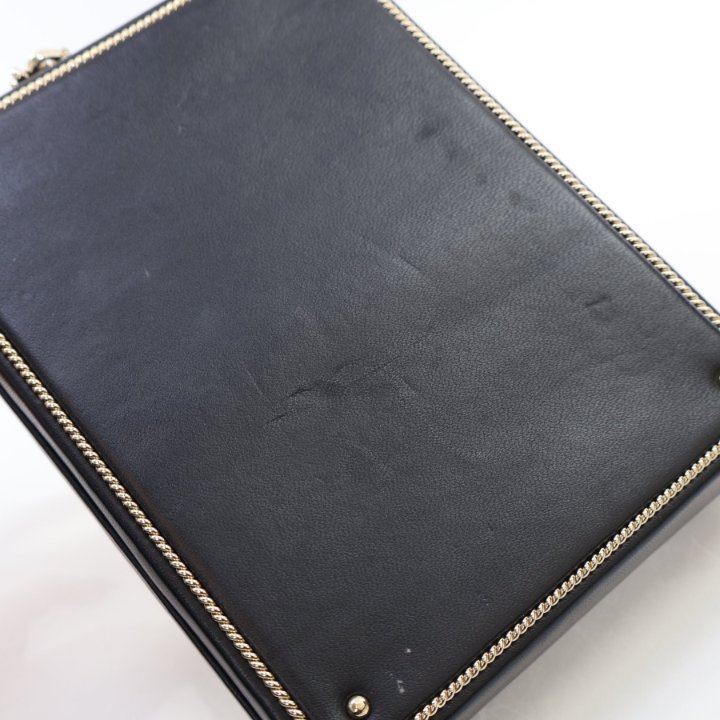 Chanel Black Lambskin Room Card Minaudiere Evening Bag - Luxe Du Jour