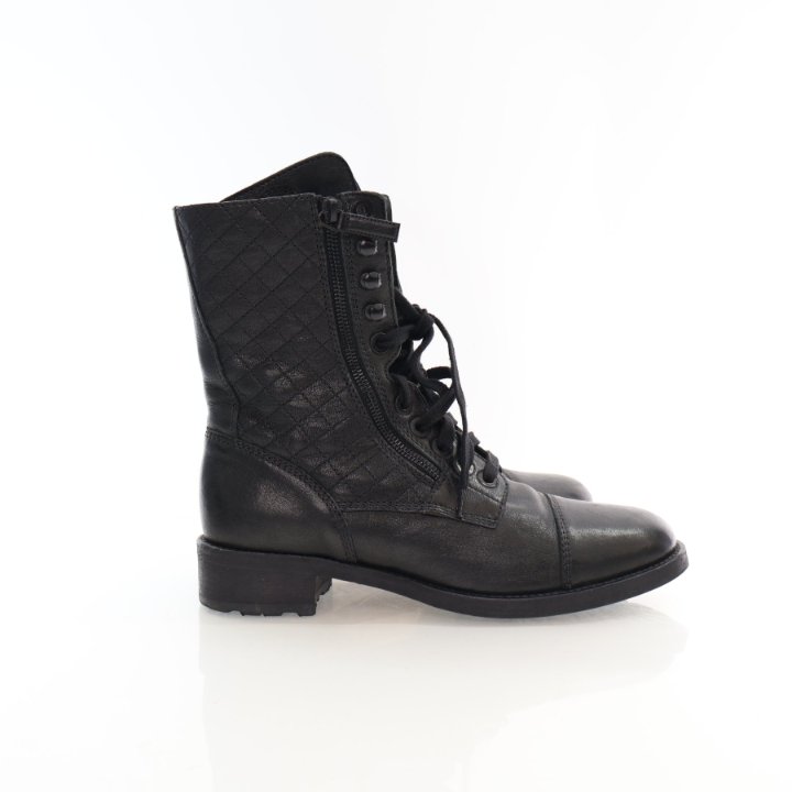 Chanel Combat High Boots Sz 41.5 - Luxe Du Jour