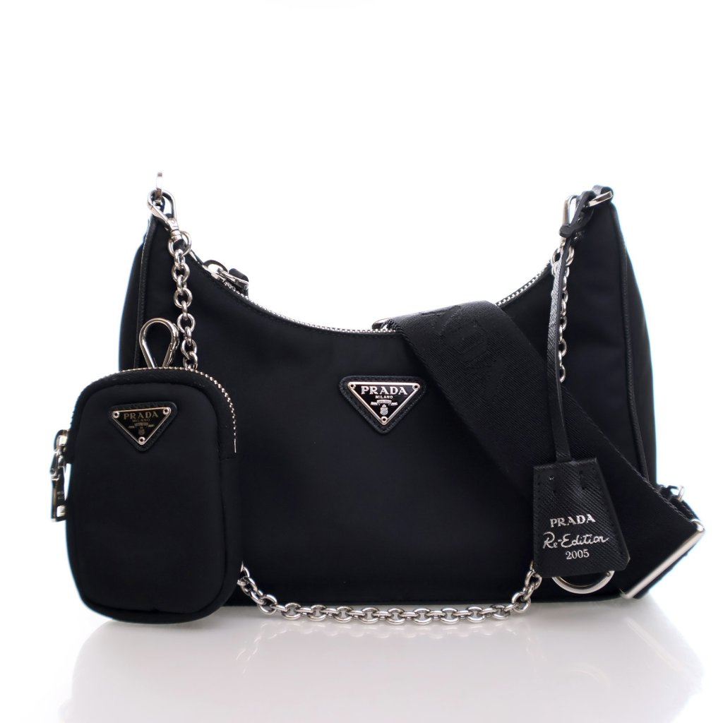 prada Re-Edition 2005 Re-Nylon バック Black Prada Re-edition 2005 Re-nylon Bag | PRADA