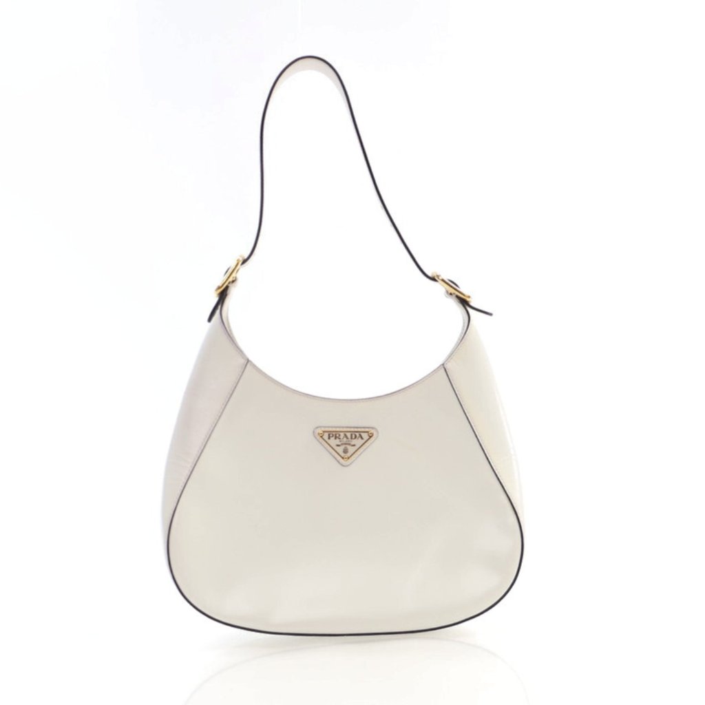 Prada Medium Box Calfskin Cleo Shoulder Bag - Luxe Du Jour