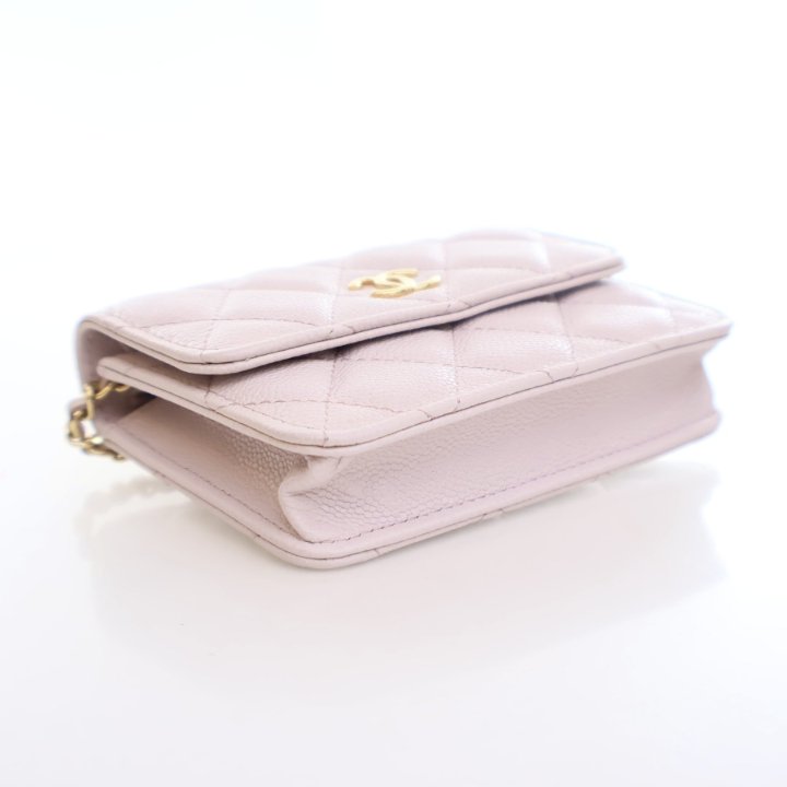 ショルダーバッグ・ポシェット × ヴィンテージ(中古) Chanel Miss Coco Round Clutch with Chain Quilted Caviar Mini Chanel Miss Coco Strap Flap Clutch with Chain Quilted Caviar