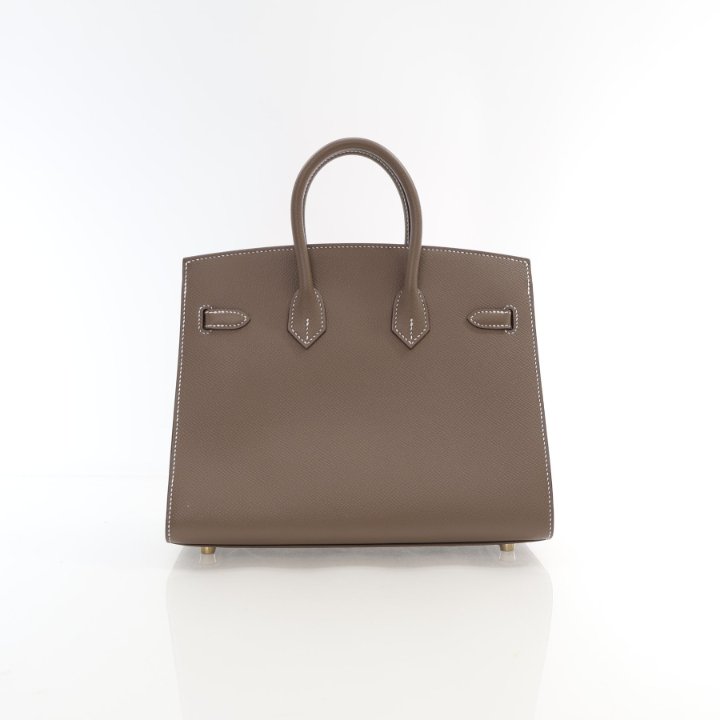 HERMÈS SELLIER エコバッグ ベージュ Hermes mini jypsiere gold evercolor ghw Stamp B full set
