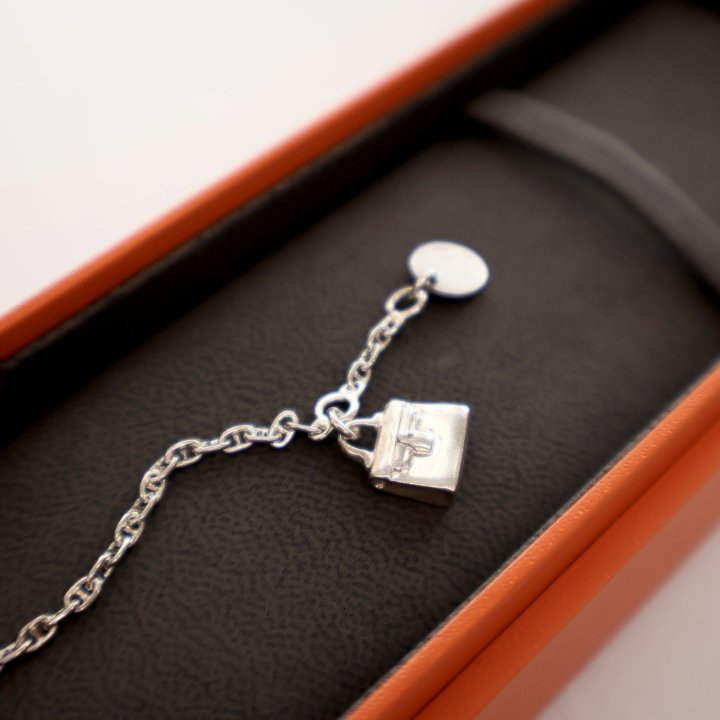 Hermes Sterling Silver Amulettes Kelly Bracelet - Luxe Du Jour