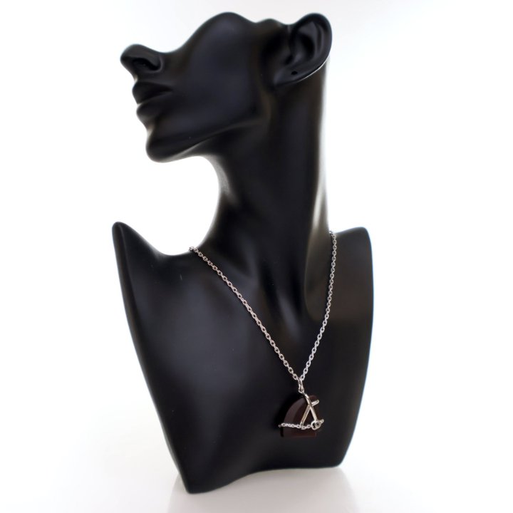 〈お洒落チャーム♪〉HERMES cheval necklace Hermes Cheval Necklace Vulcanium with Palladium Hardware